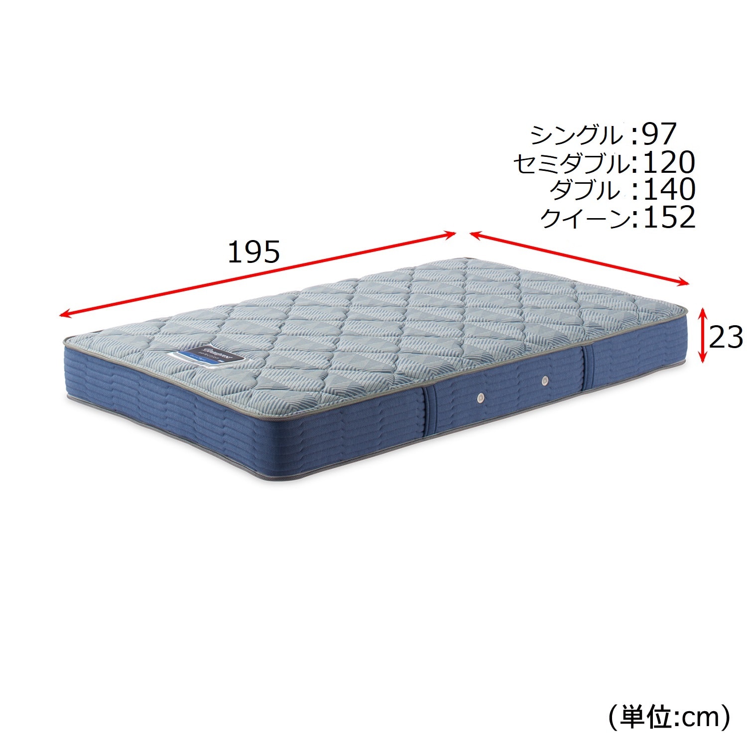 ポケットコイルマットレス 5．5インチ ＜エクストラハード＞【硬さ