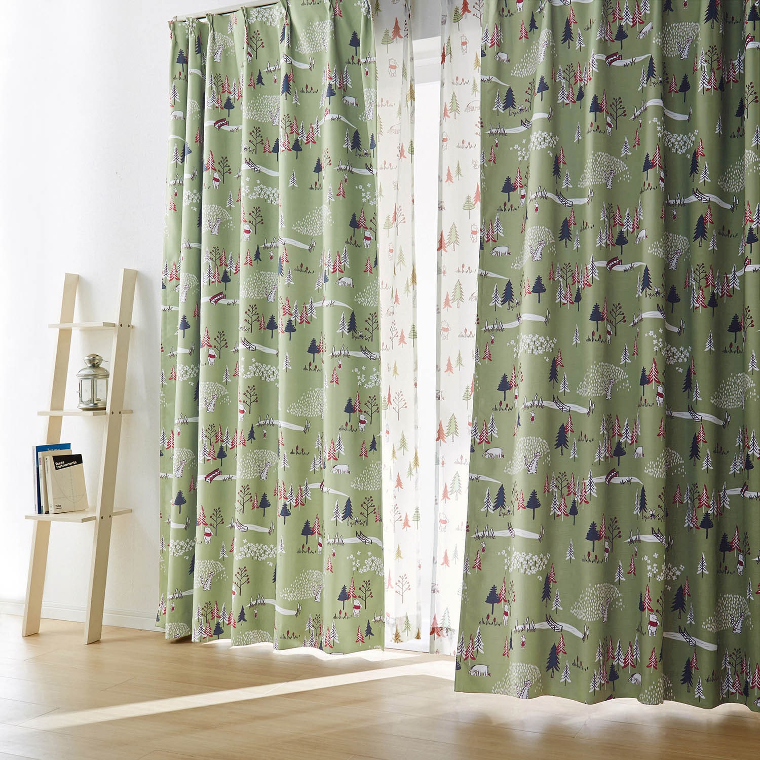 遮光カーテン＆UVカット・ミラーレースカーテンセット（選べる