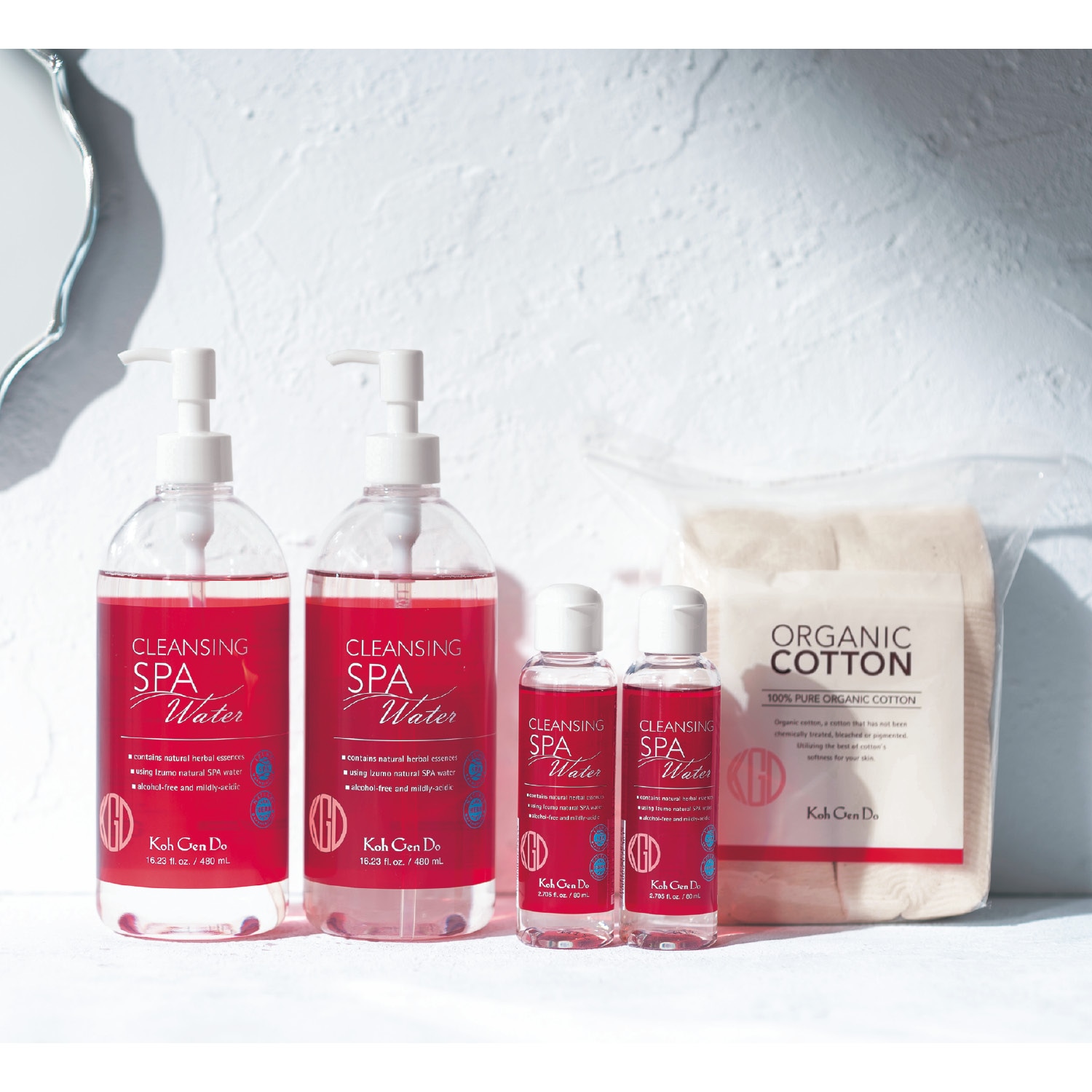 クレンジングウォーター&コットン増量セット(江原道)｜通販の