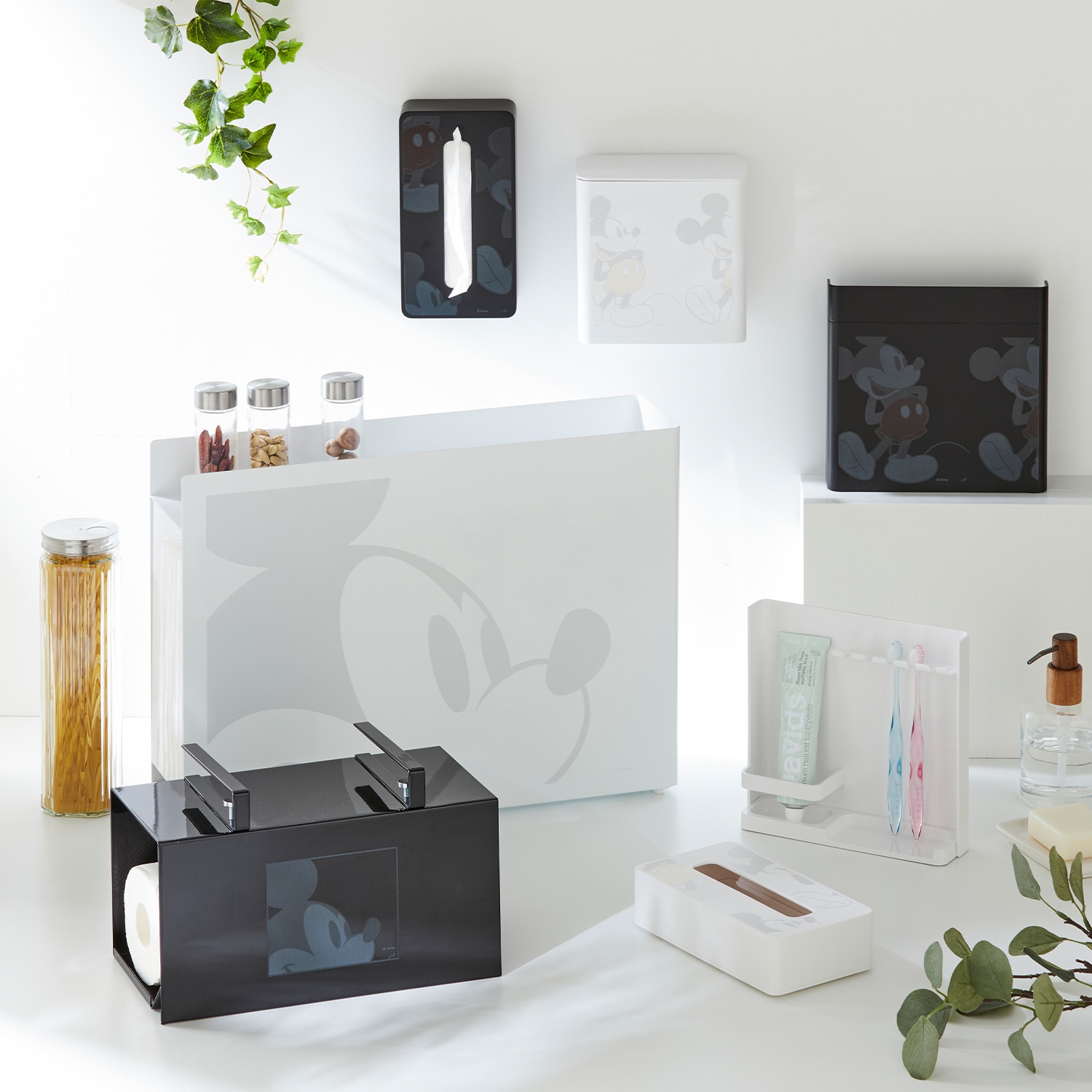 隠せる調味料ラック「ミッキーマウス」(タワー/tower)｜通販の