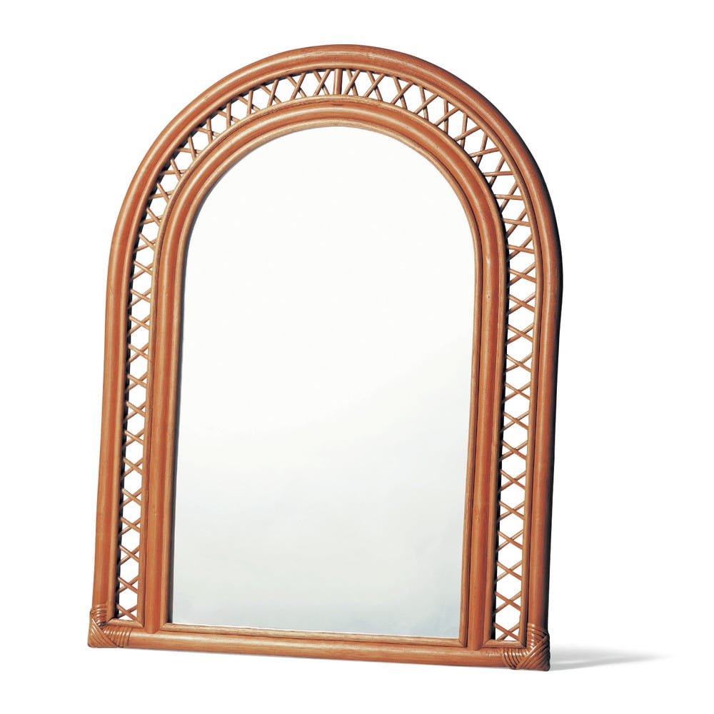 ラタンフレームのアーチ型ミラー｜通販のベルメゾンネット