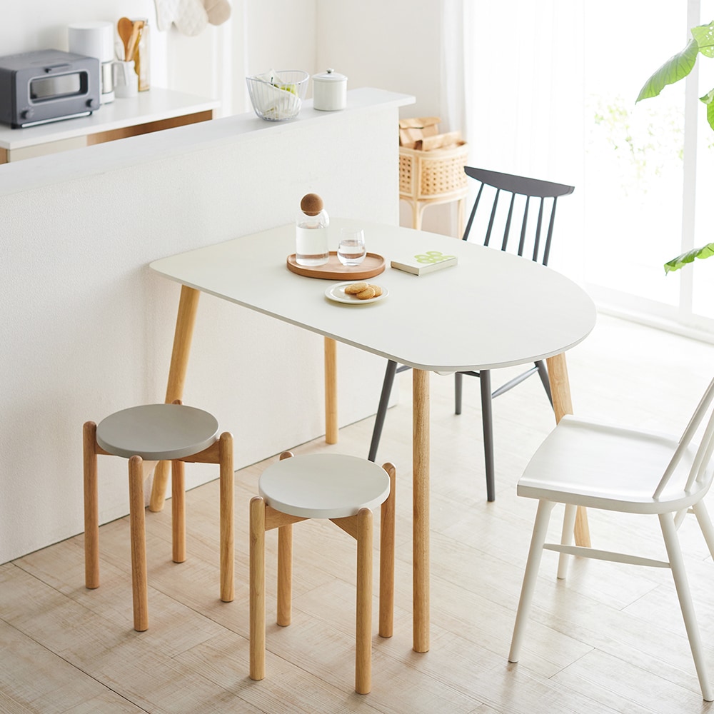 コンパクト変形ダイニングテーブル ＜2～4人用＞＜幅120cm＞(安くて