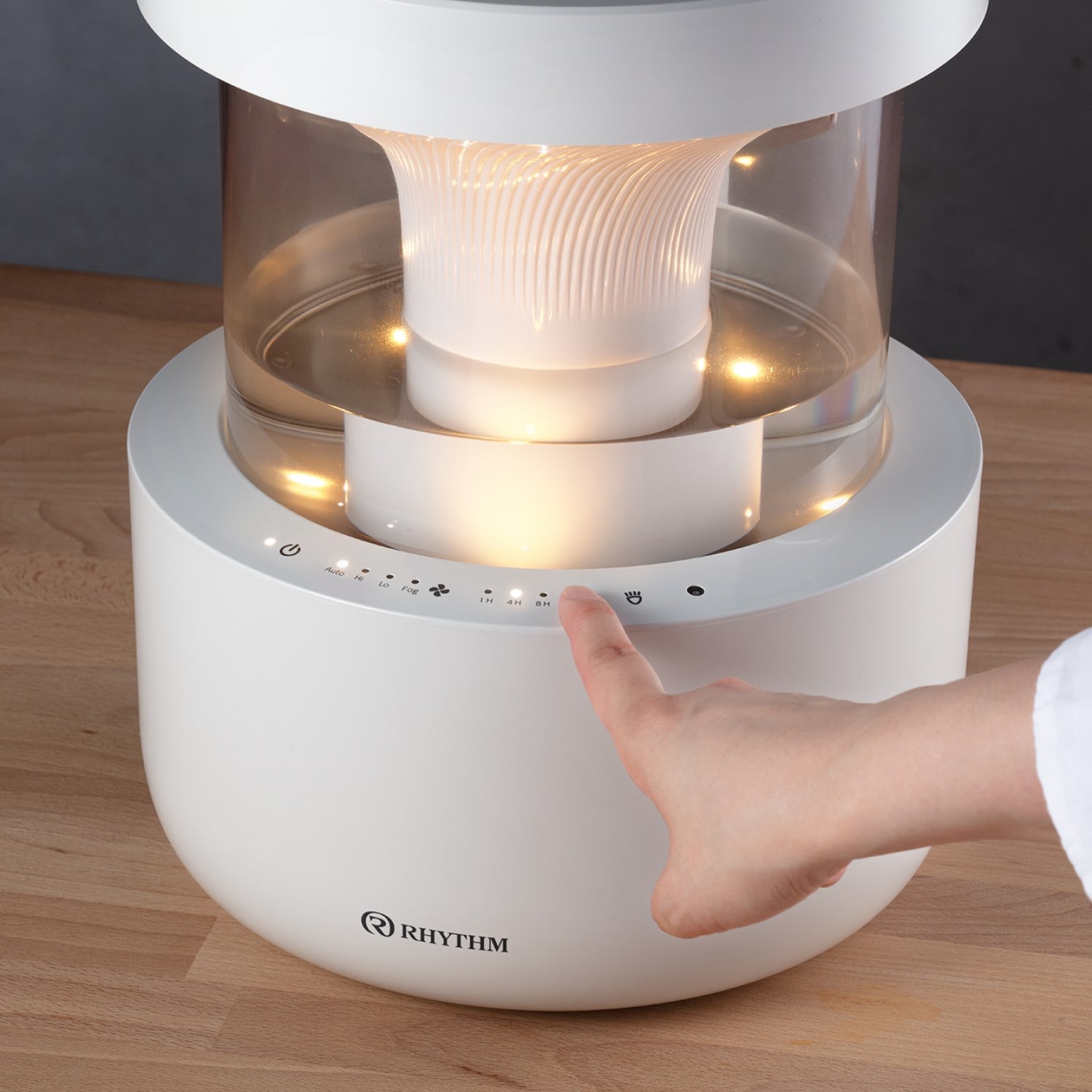 洗いやすいくつろぎの加湿器【雲海のような霧モード付き】（加湿器