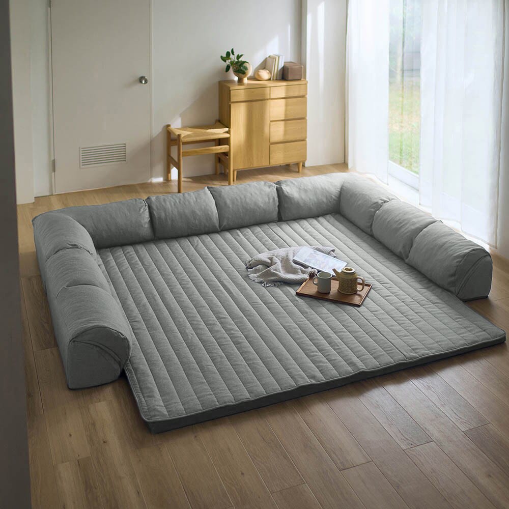 専用別売パーツ】 カバーが洗えるダブルコーナーローソファーセット