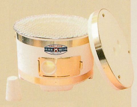 奥能登天然珪藻土 丸和工業 切り出し七輪 よくばり七輪 径27センチ 網