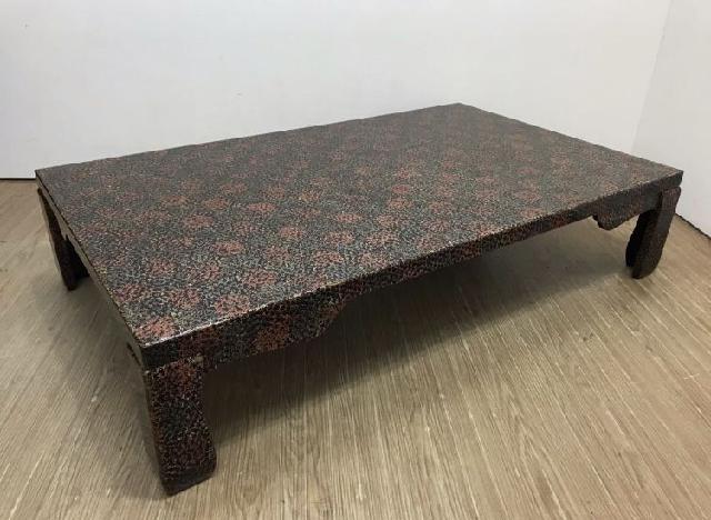 津軽塗 座卓 ローテーブル ちゃぶ台 漆 唐塗 （ テーブル）の買取価格