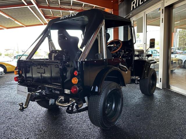 三菱 ジープ キャンバストップ 2．6L 4WD J57改 2人乗り
