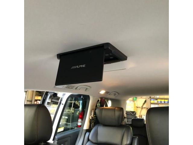 日産E52エルグランド】アルパイン10インチフリップダウンモニター取付