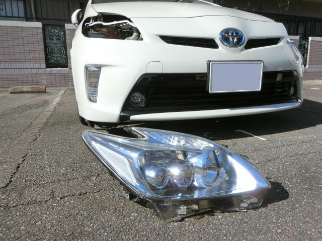 トヨタ プリウス ZVW30 ヘッドライトコーティング ヘッドライト磨き