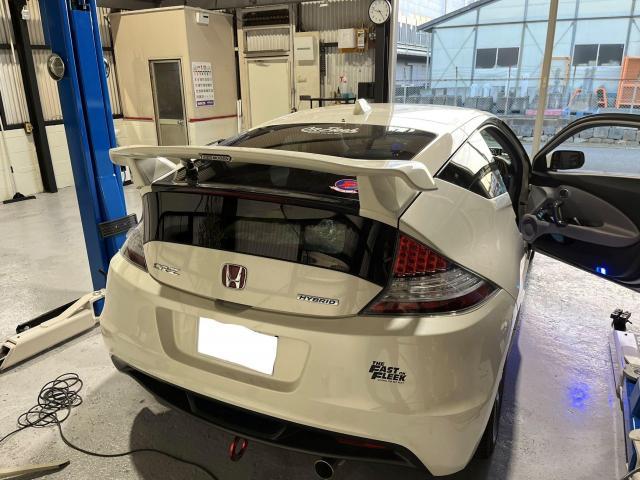 ホンダCR-Z 無限製リヤウィング取付 豊中市 吹田市 池田市 尼崎市 伊丹