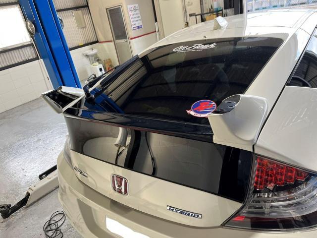 ホンダCR-Z 無限製リヤウィング取付 豊中市 吹田市 池田市 尼崎市 伊丹