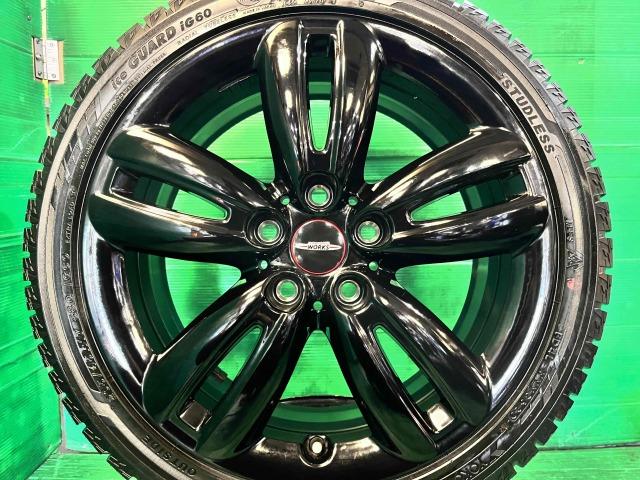 ミニジョンクーパーワークス純正17インチスタッドレスセット入庫です