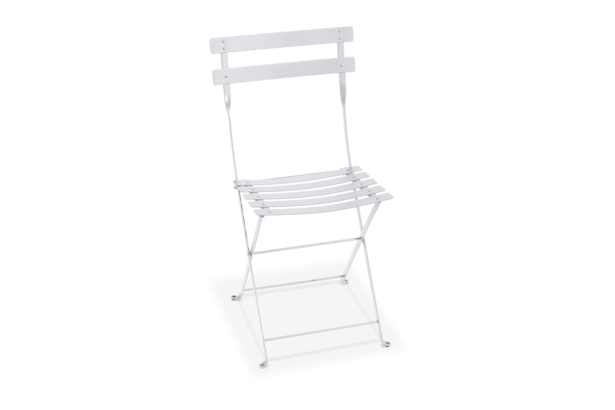 ビストロ メタルチェアー 2脚セット ホワイト - PIEDS NUS（ピエニュ