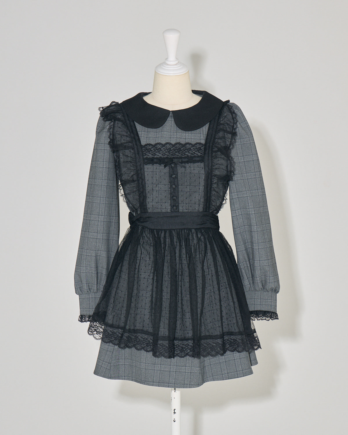 チュールエプロン付きドーリーワンピース – pium