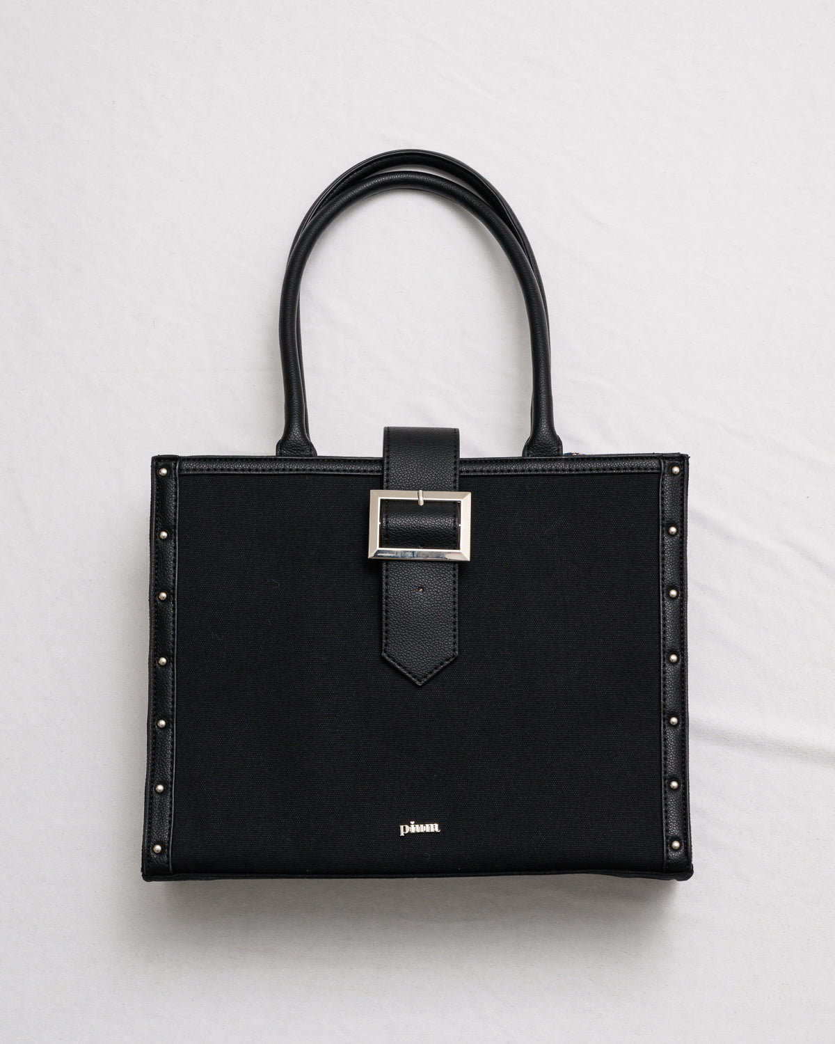 パイピングベルトスクエアトートバッグ – pium