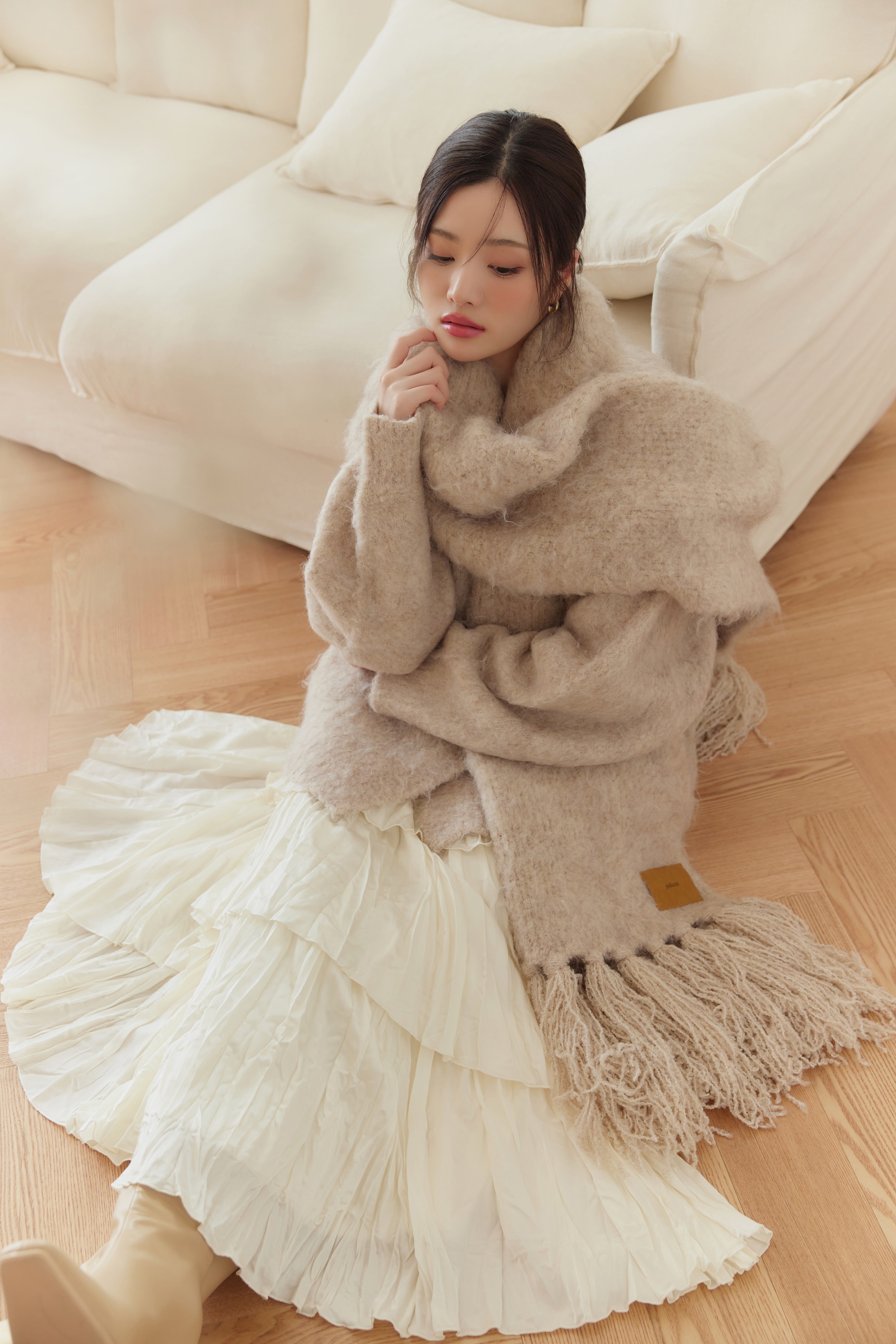 マフラーセットオーバーサイズカーディガン – poláura OFFICIAL ONLINE