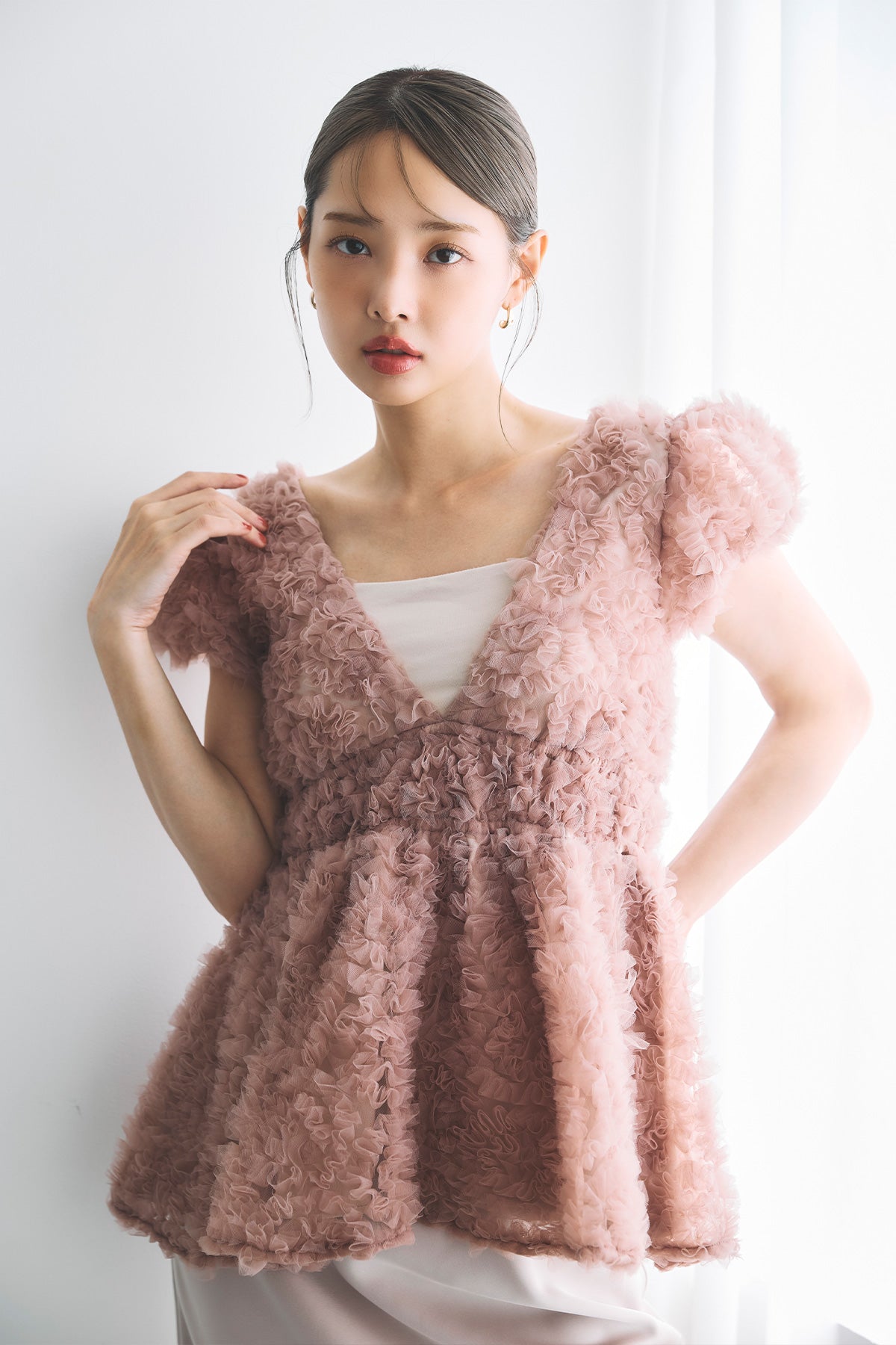 フラワーぺプラムバックリボンチュニック – poláura OFFICIAL ONLINE STORE