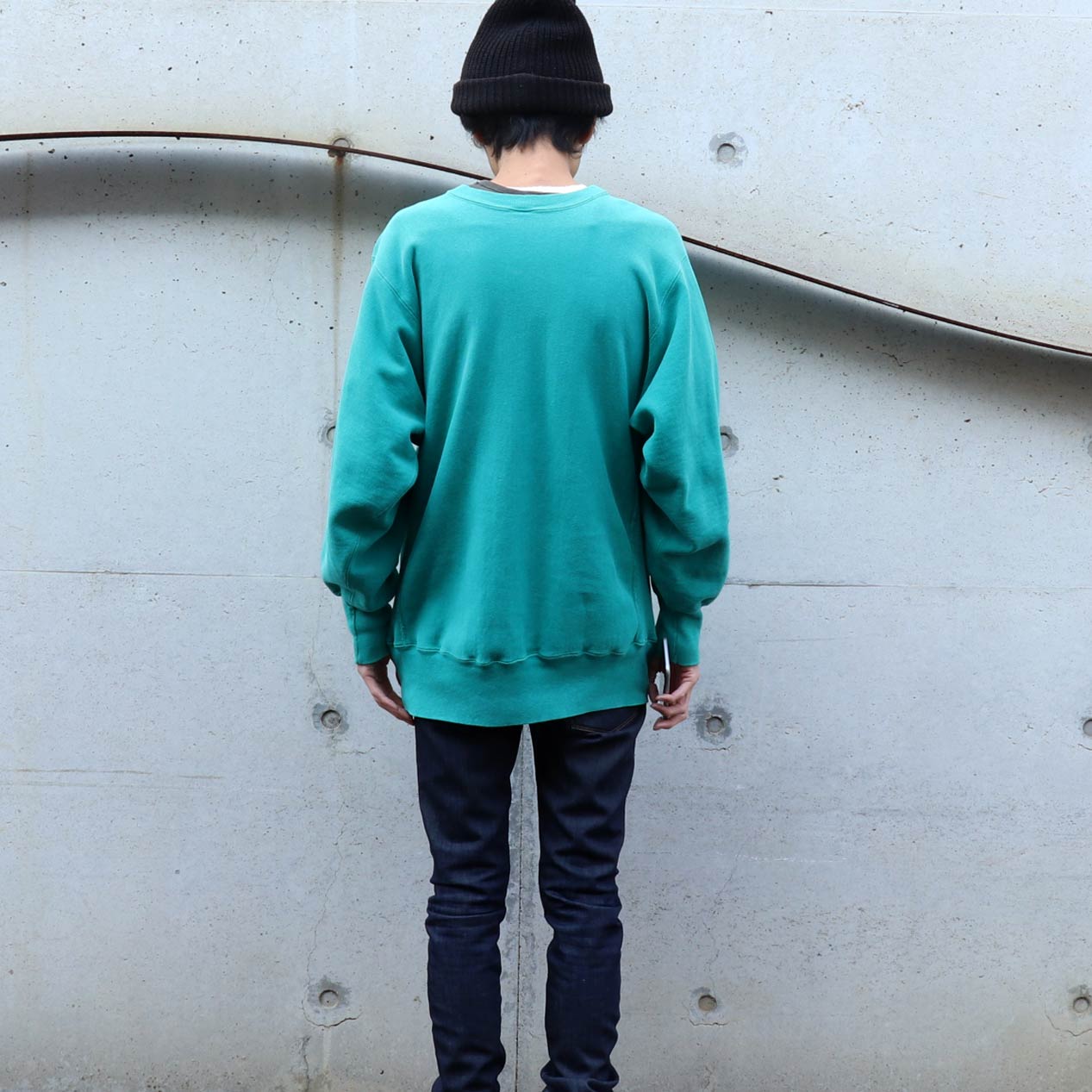 POST JUNK / 90's CHAMPION USA製 エメラルドグリーン リバース