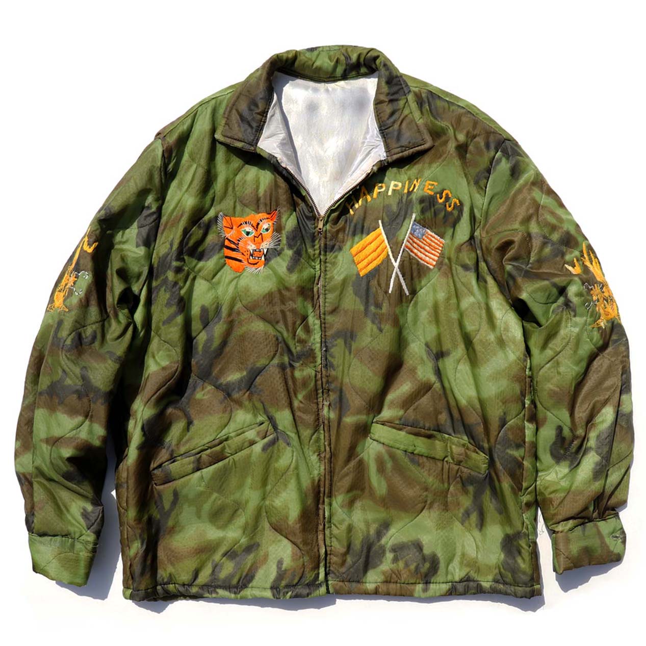 POST JUNK / 60's ベトナム 迷彩 スーベニアジャケット ポンチョ