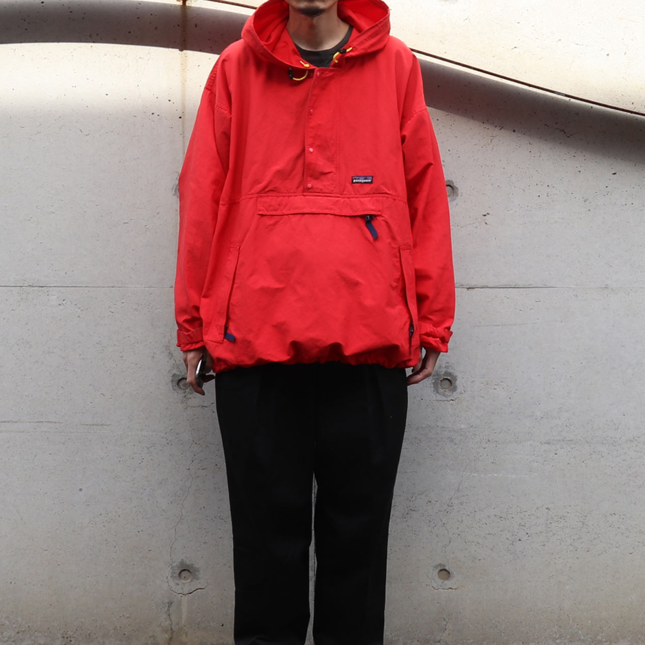 POST JUNK / 90's PATAGONIA 雪無し バギーズプルオーバー アノラック [XL]