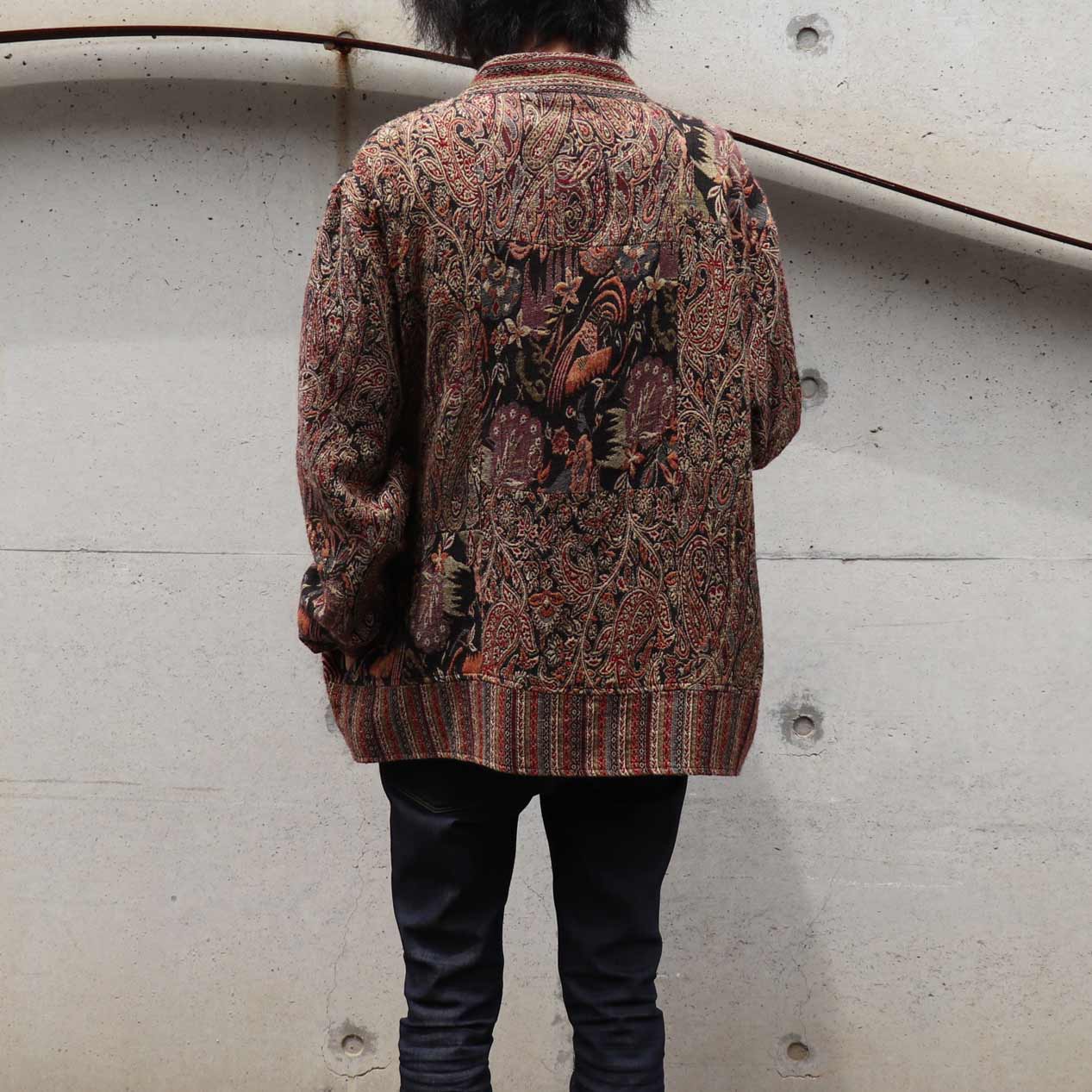 POST JUNK / 90's WHITE STAG パッチワーク チャイナジャケット