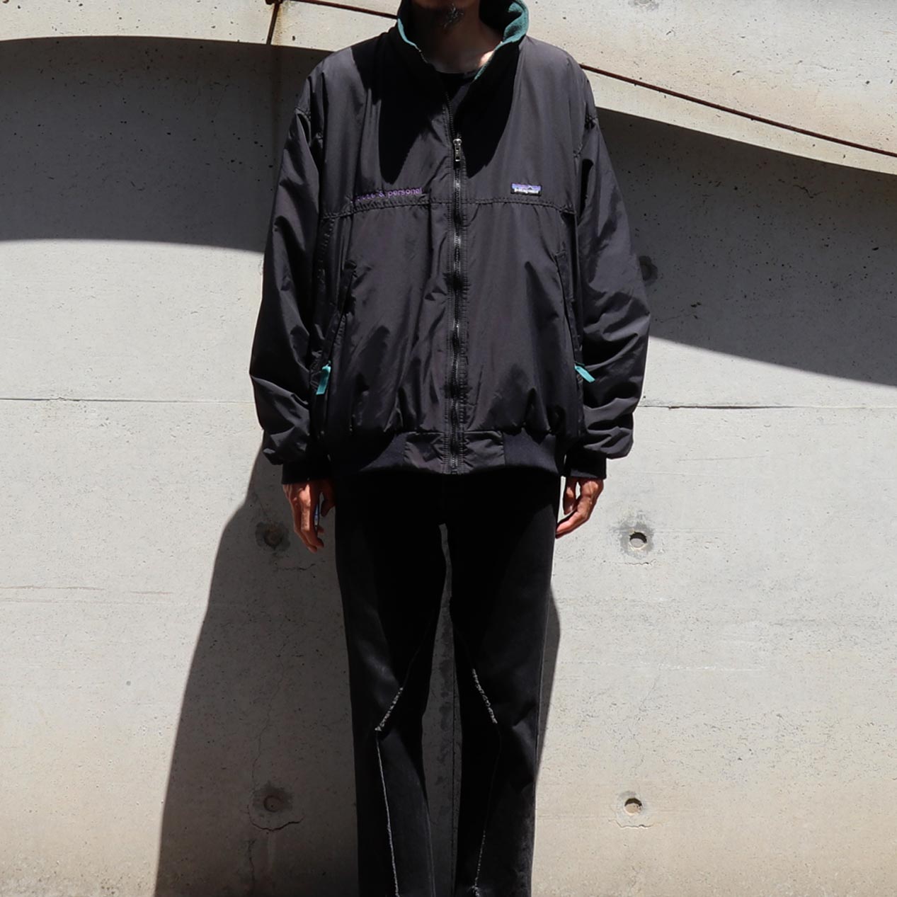 POST JUNK / 90's PATAGONIA USA製 ブラック シェルドシンチラ