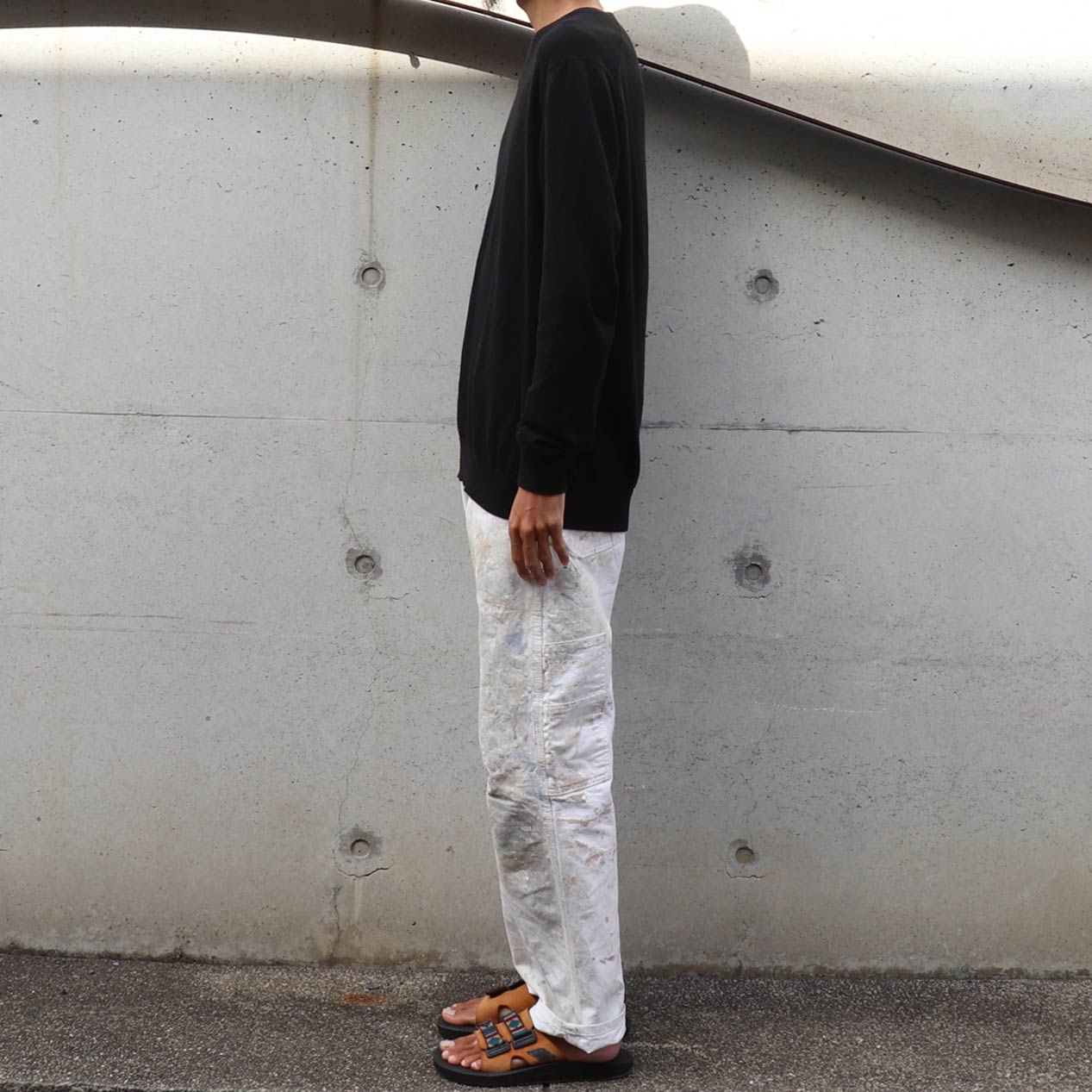 POST JUNK / 00's DICKIES ペンキペイント ホワイト ペインターパンツ