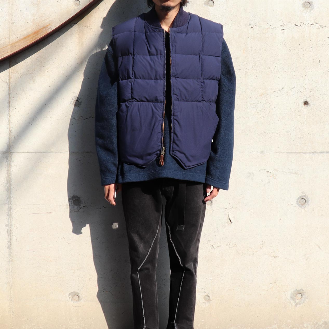 POST JUNK / 90's EDDIE BAUER Reversible Goose Down Vest [M]