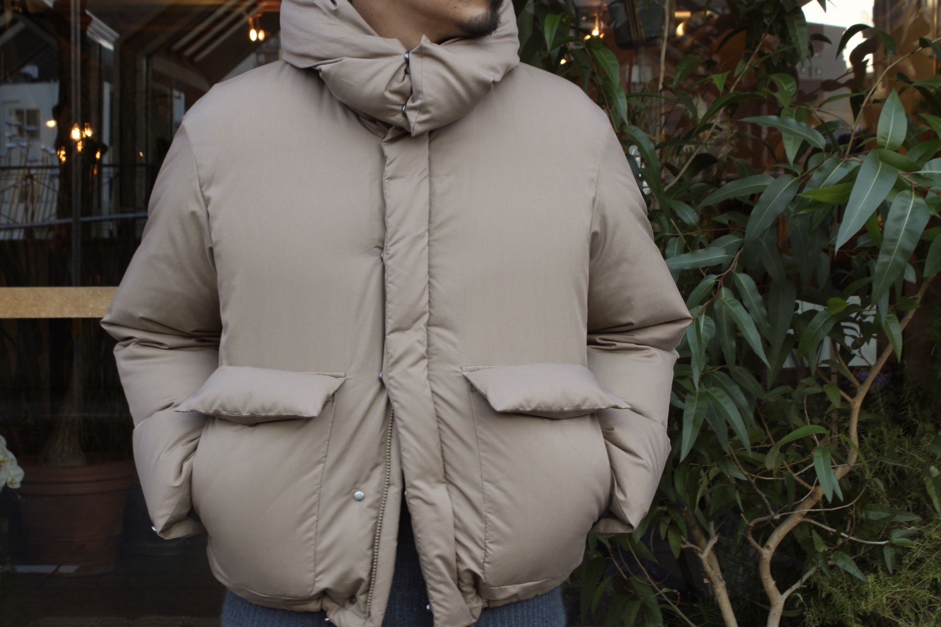 AURALEE - LIGHT FINX POLYESTER DOWN JACKET: VIOLA STELLA men's blog