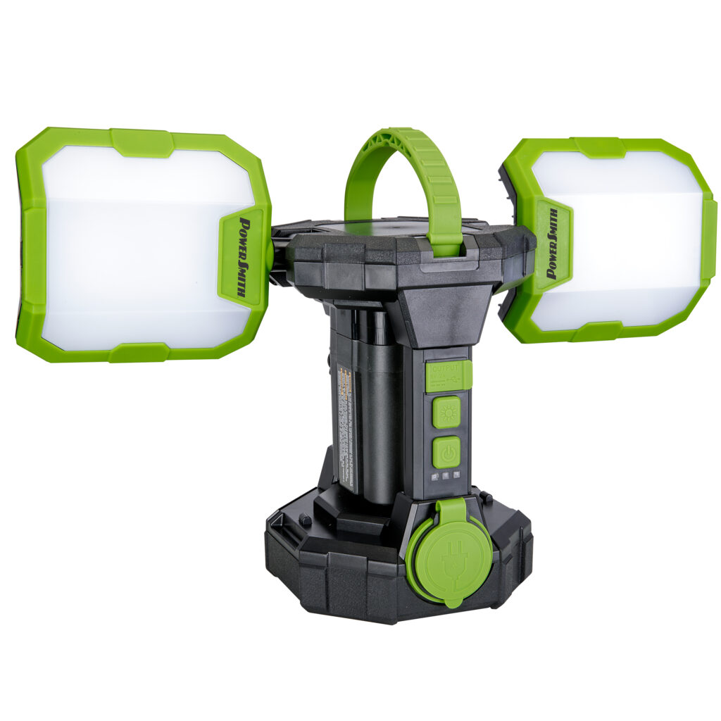 VOYAGER JOBSITE LANTERN WITH 3-WAY POWER - BATTERY INCLUDED