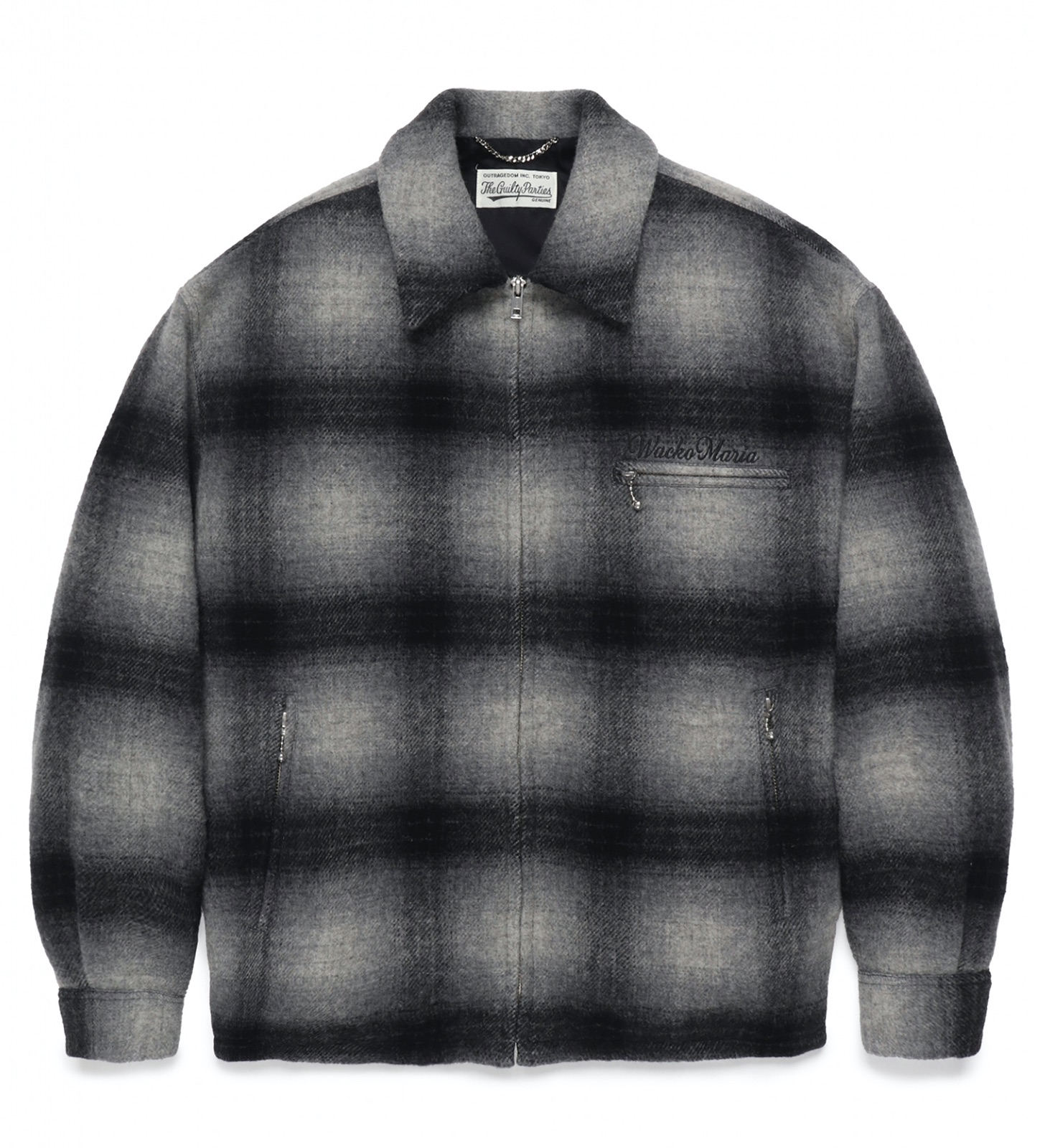 WACKO MARIA / OMBRE CHECK 50'S JACKET ( TYPE-2 ) 24FW-WMO-BL22