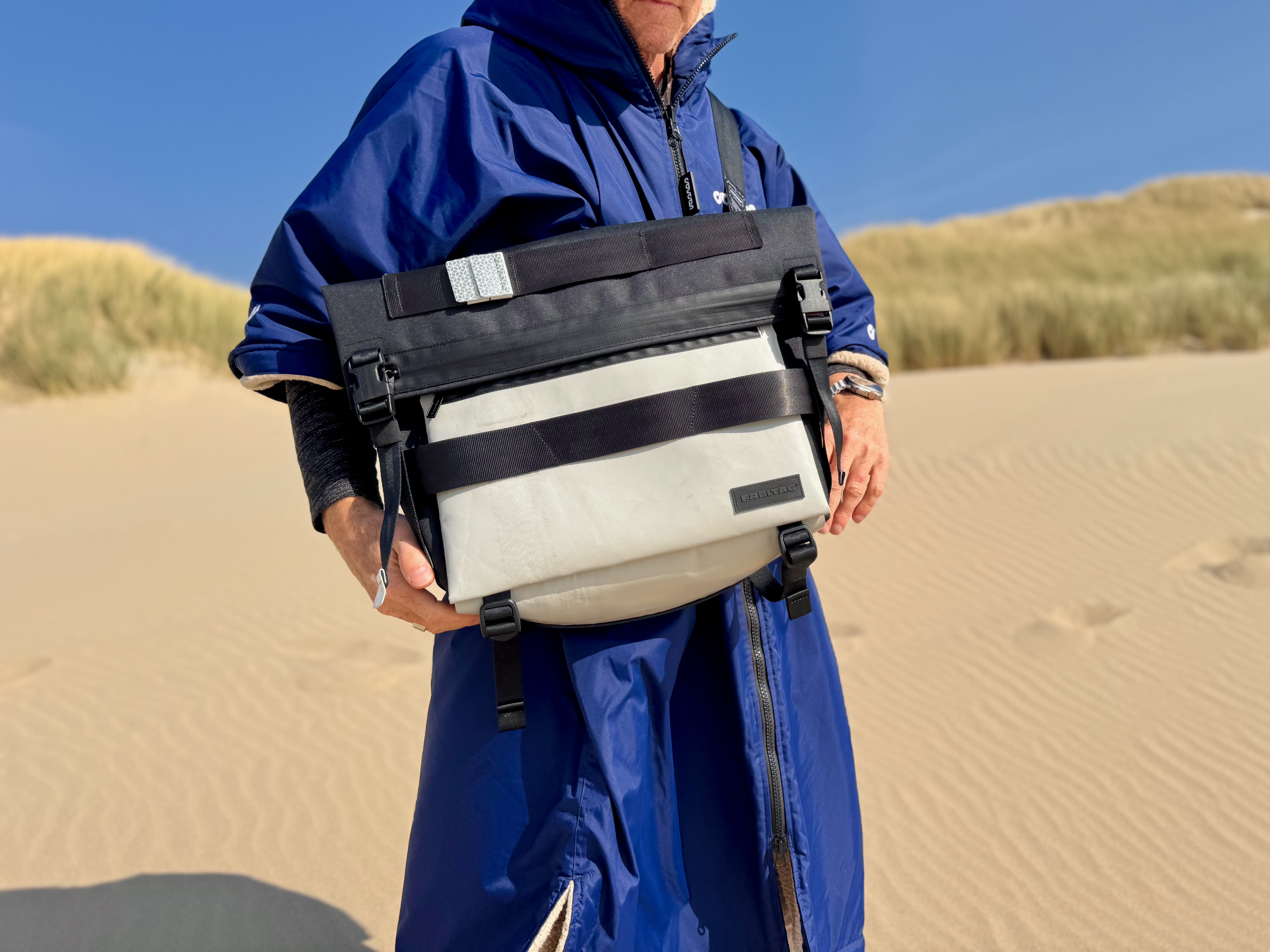 Freitag's newest messenger bag is made from trash to last | The Verge