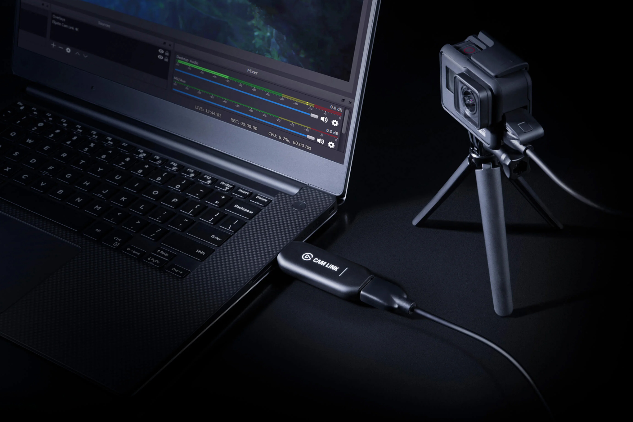 Elgato's Cam Link 4K, which connects your camera to your computer