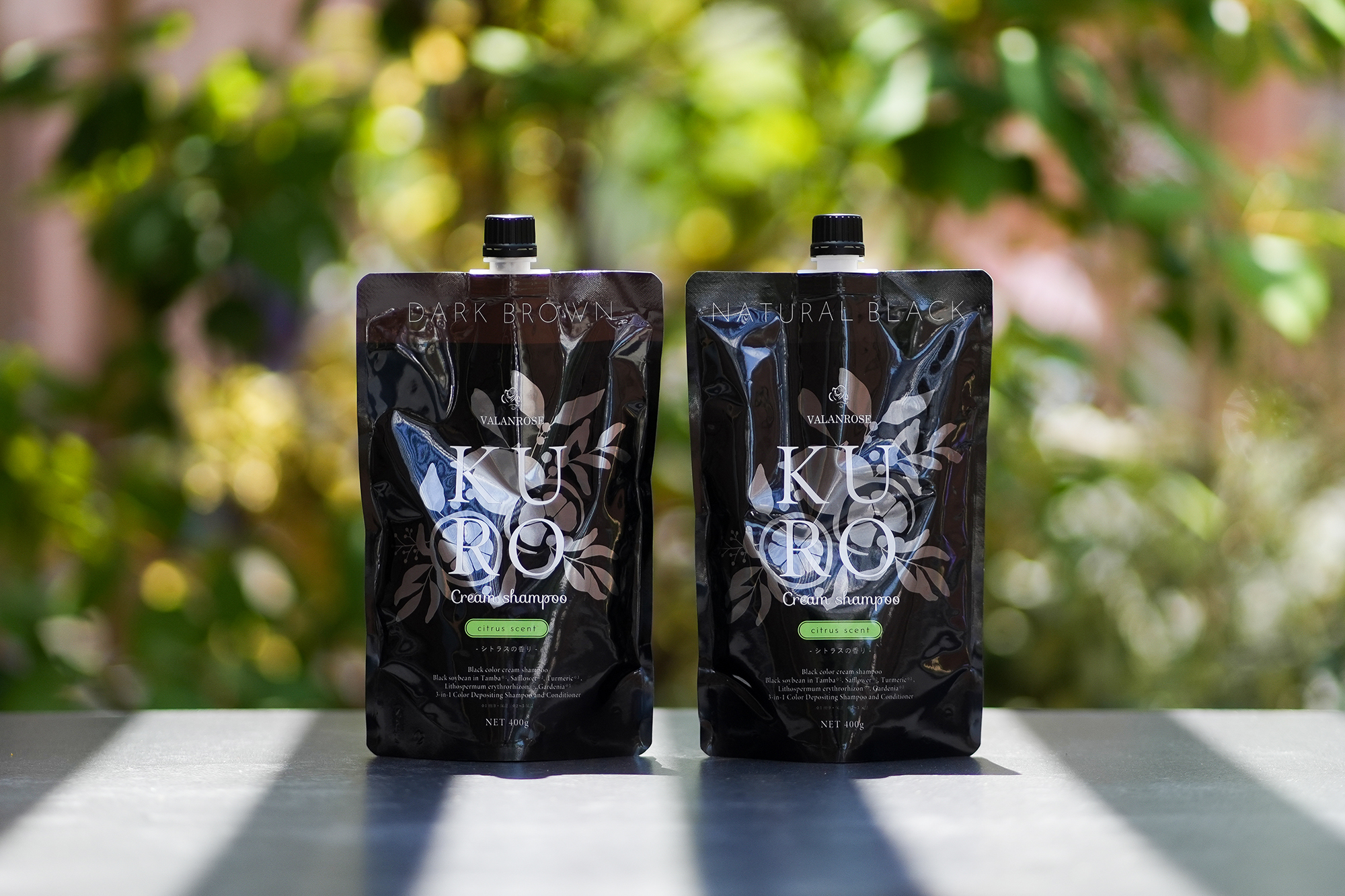 VALANROSE KUROクリームシャンプー ナチュラルブラック 400g - バラン