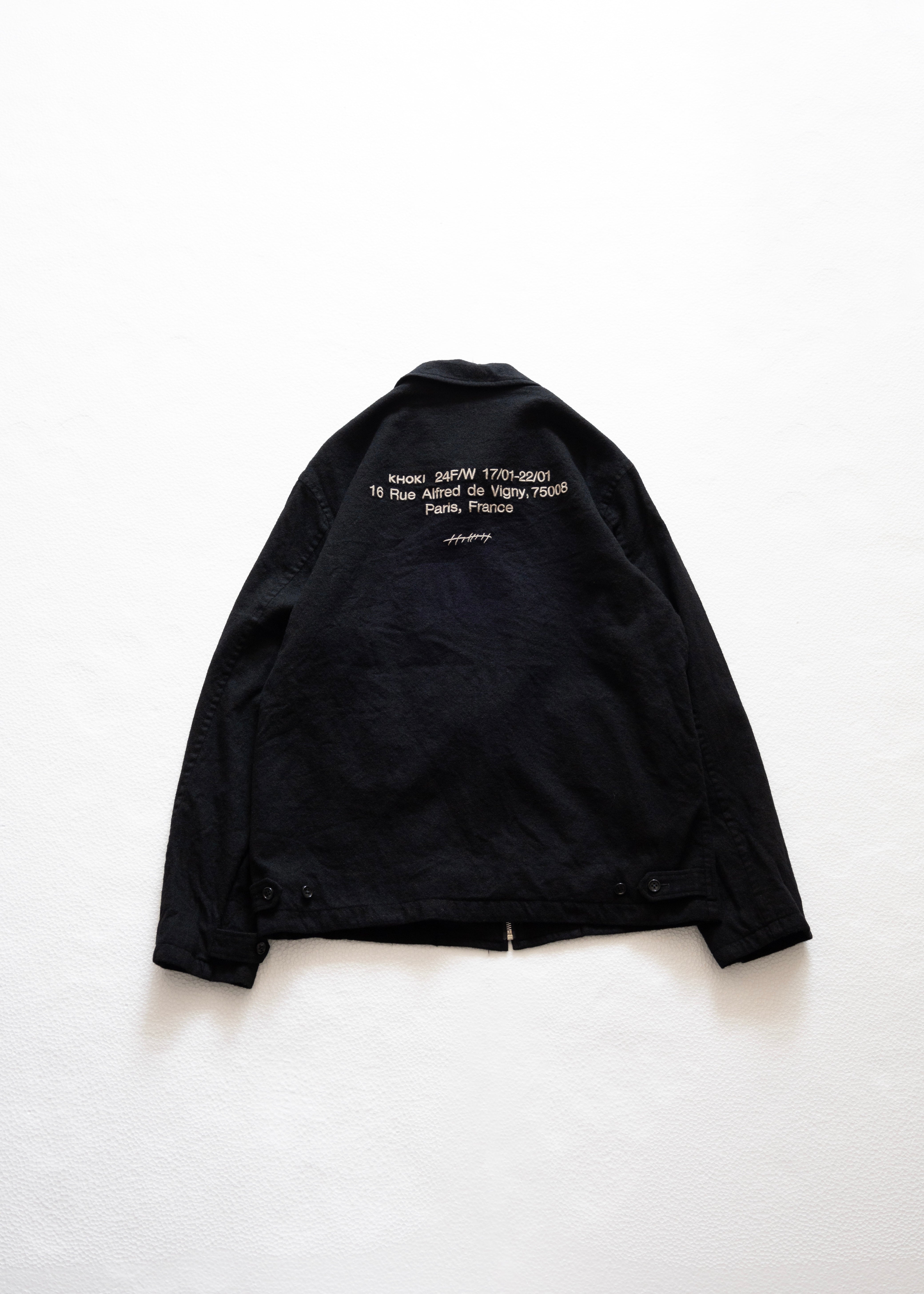 KHOKI（コッキ） Washed wool zip up jacket - 通販 – process