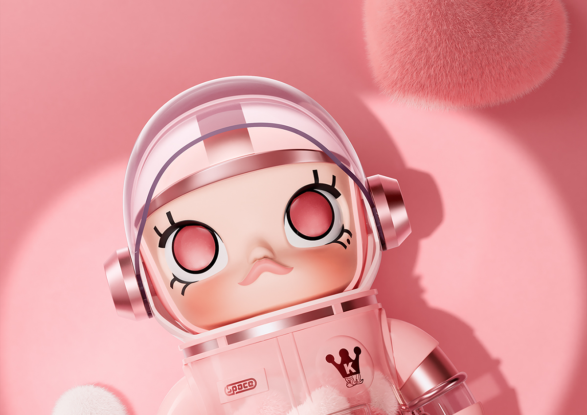 MEGA SPACE MOLLY 400% SMITTEN LOVE - POP MART (Italy)