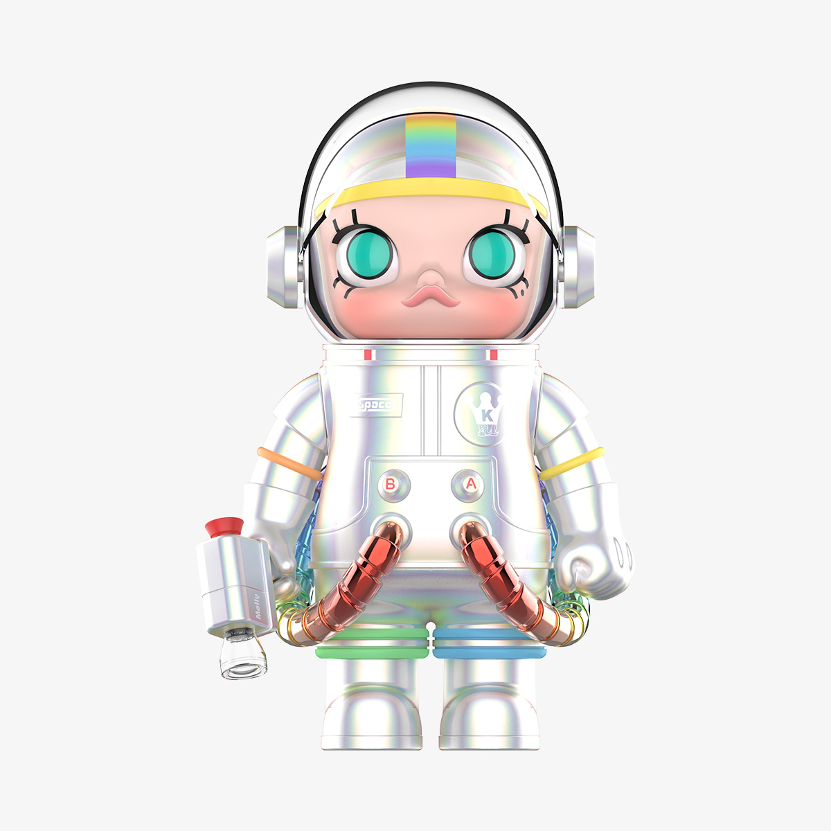 MEGA SPACE MOLLY 400% Rainbow 2.0 - POP MART (Japan)