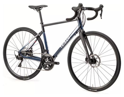 Women's Road Bike Triban RC520 Disc Shimano 105 Night Blue