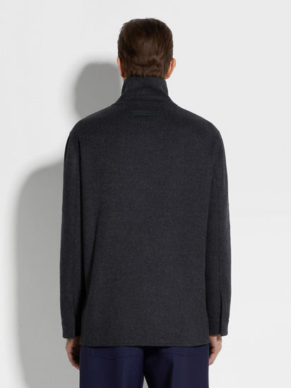 Z ZEGNA ダークグレー 長袖シャツ41