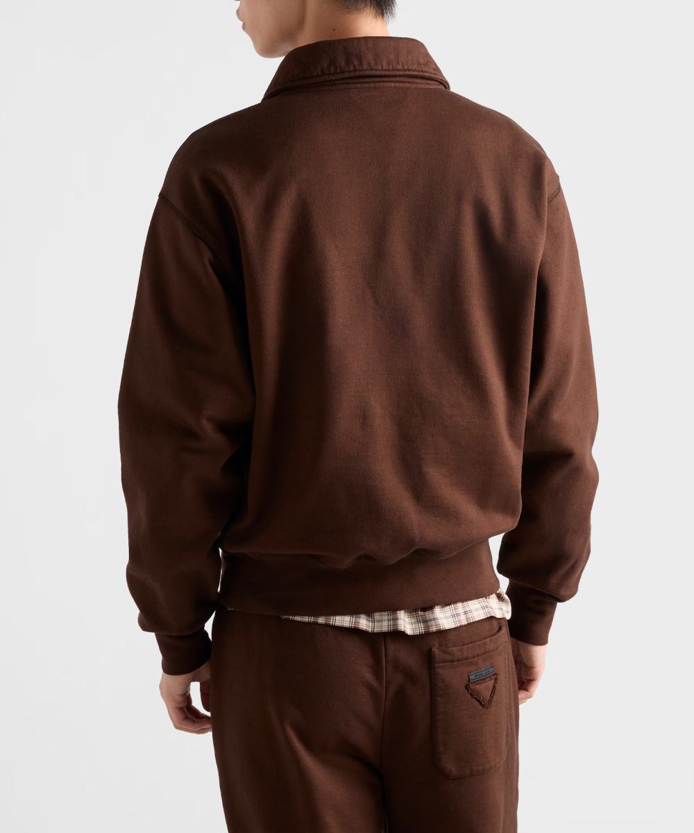 PRADA/プラダ_Men通販 | コットンフリース ポロシャツ【送料無料