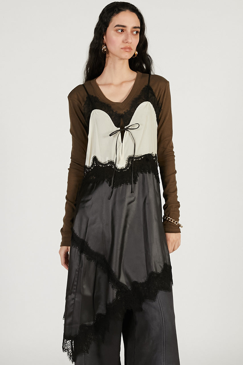 Asymmetrical Ruffle Tunic