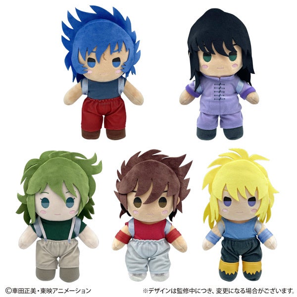 TVアニメ『聖闘士星矢』より青銅聖闘士5人の「フォルメイツあくちょん