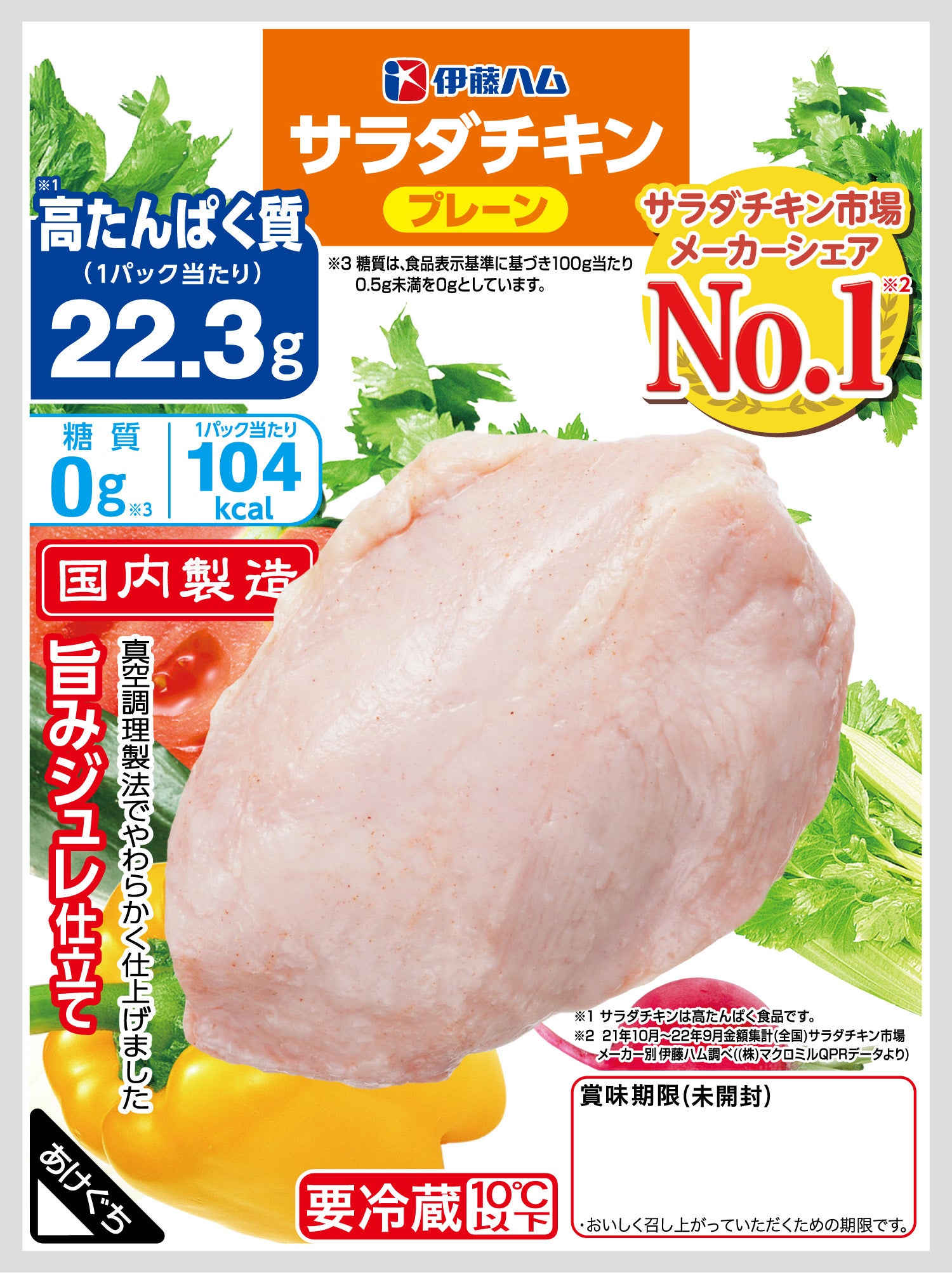 伊藤ハムの「サラダチキン」はメーカーシェアNo．1 | 伊藤ハム米久