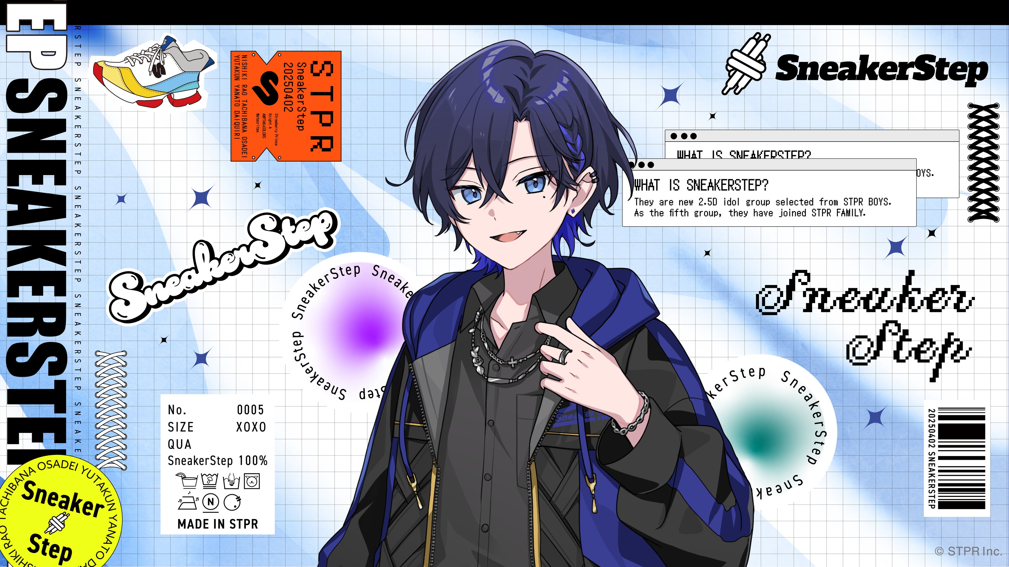 STPR所属のたちばな(すにすて)、誕生日の6月21日に描き下ろしイラスト