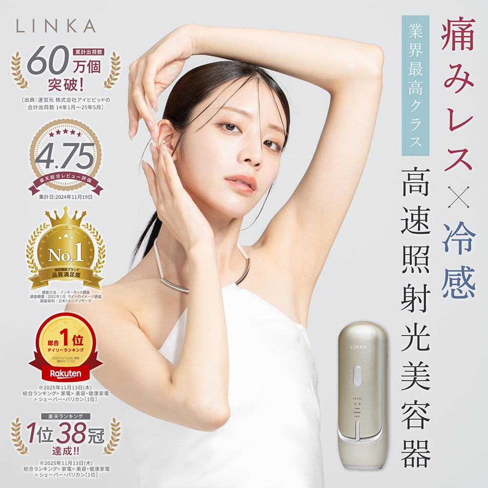 美容機器ブランドLINKAより、ブライトニングとハリ・弾力ケアに特化