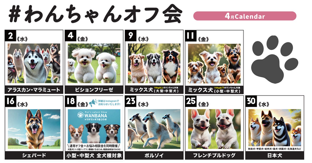 わんちゃんオフ会│関西最大級のペットフレンドリー施設「WHATAWON