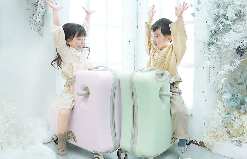 新商品】子どもが乗れるキャリーケース「NORICCO」から、ストッパー