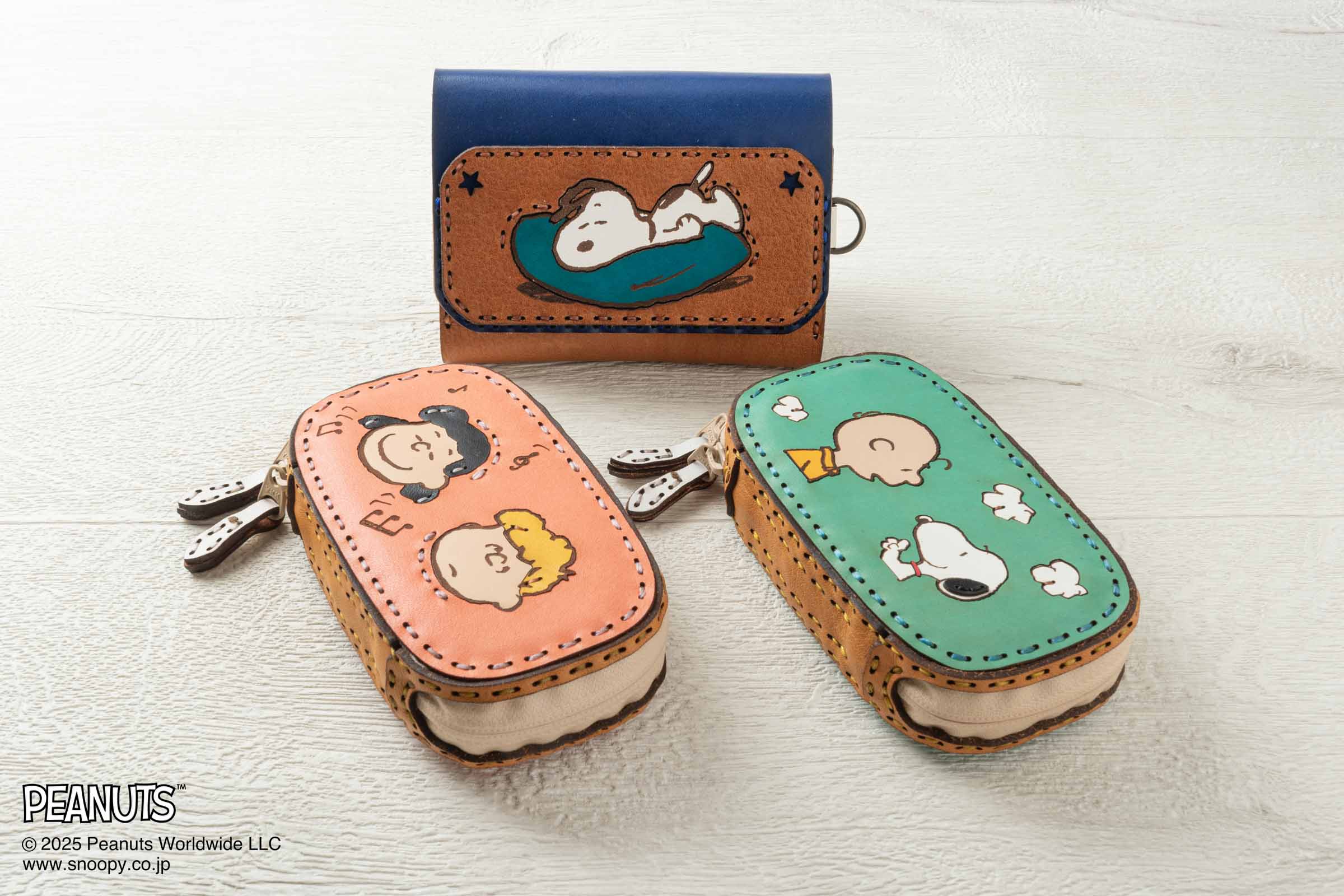 ピーナッツ75周年記念] ハンドメイドレザーブランド OJAGA DESIGN