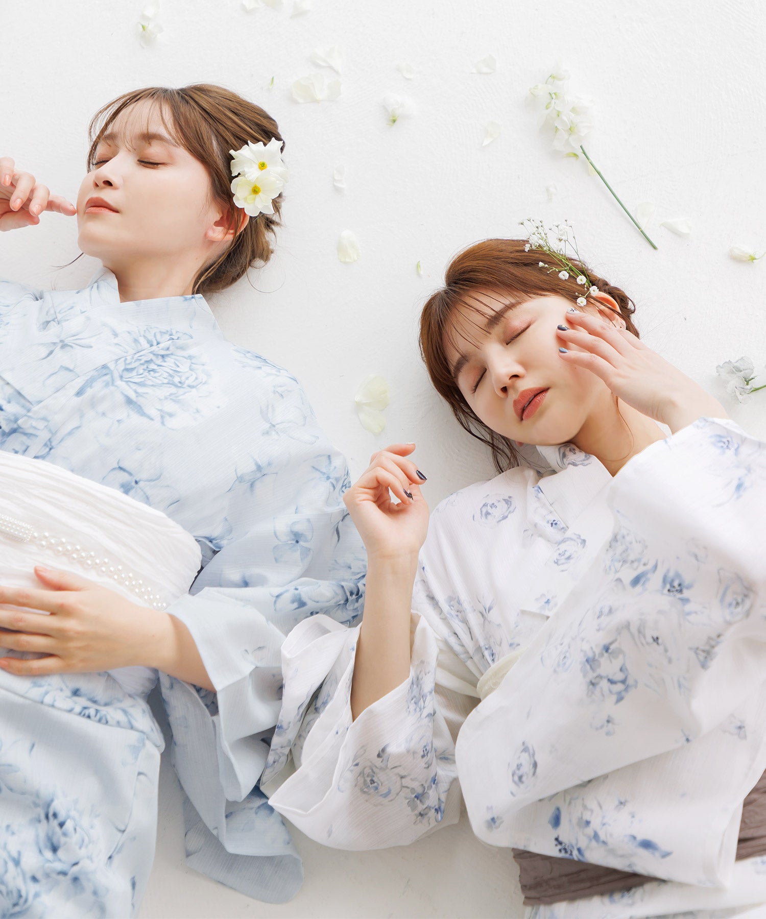 DITA 白藤色の花重ね 浴衣5点セット 白藤色の花重ね | Dita（ディータ