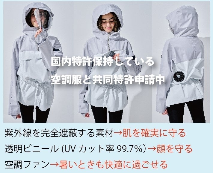 エポカルの「色素性乾皮症のためのファン付きUV防護服」が世田谷区で
